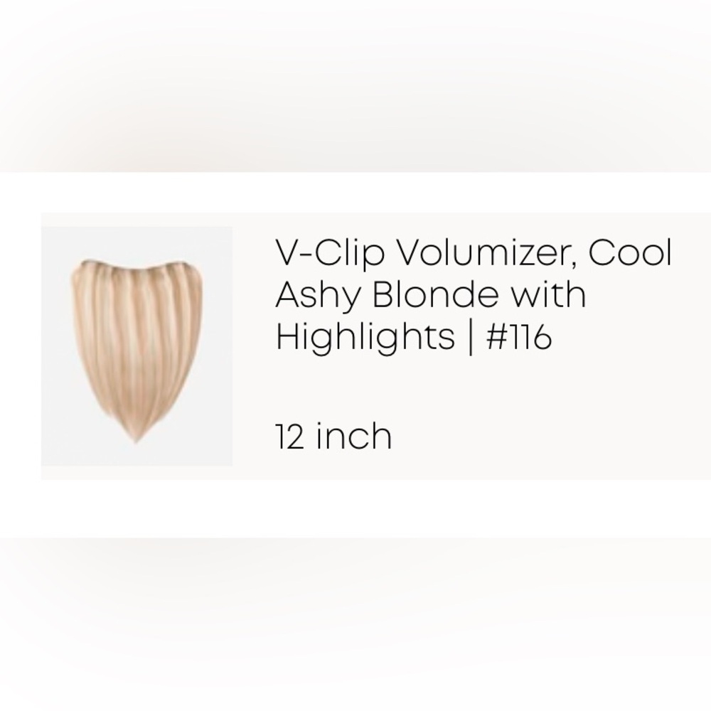 Hidden Crown V-Clip Volumizer #116